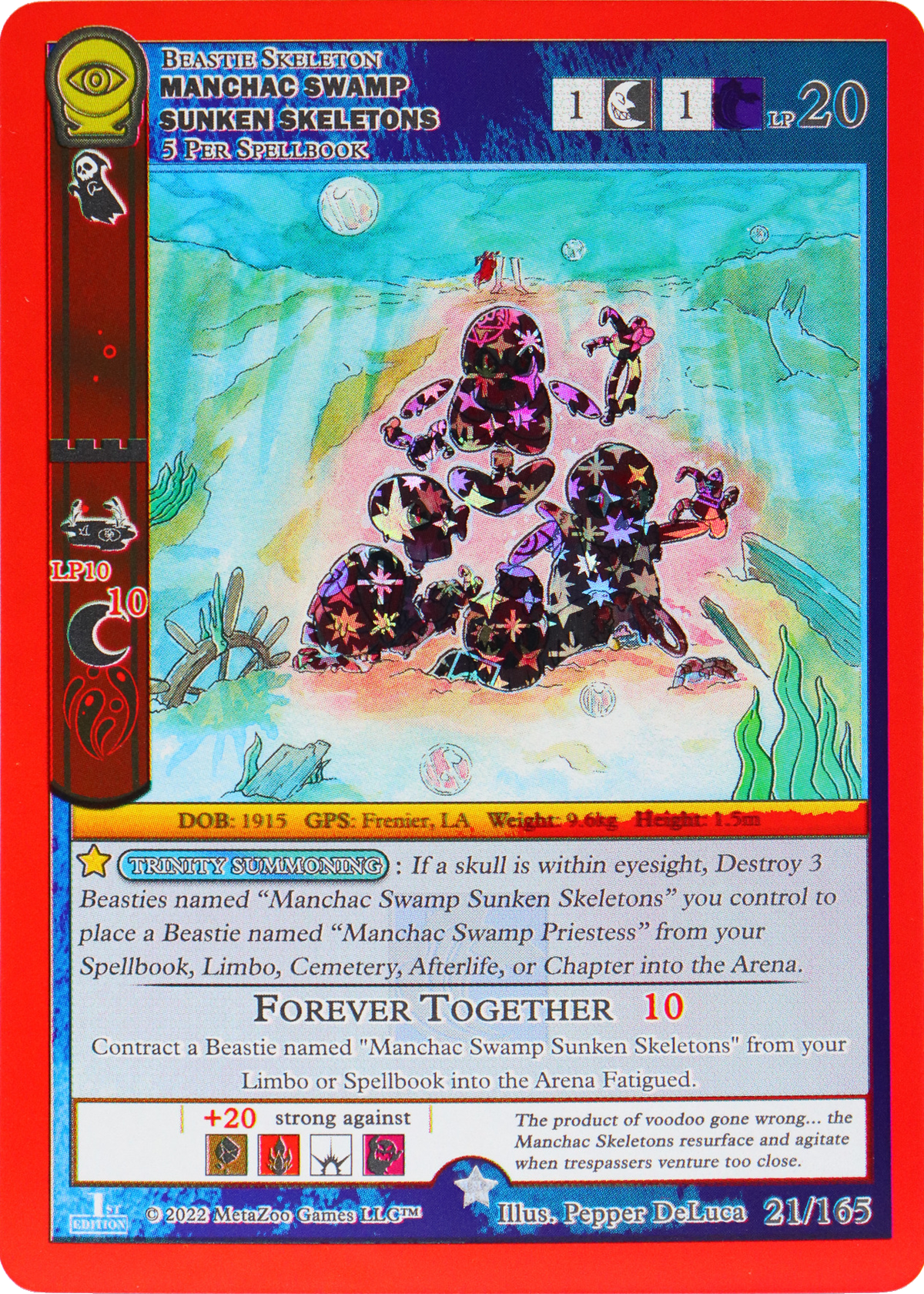 Manchac Swamp Sunken Skeletons 21/165 - MetaZoo Seance
