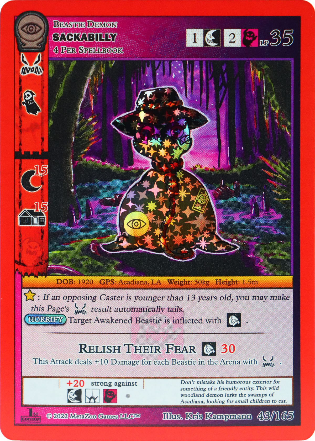 Sackabilly 43/165 - MetaZoo Seance