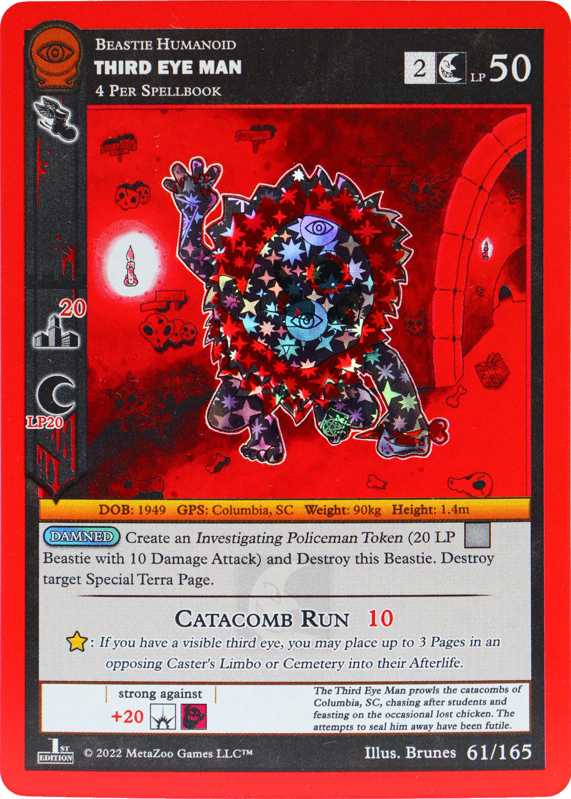Third Eye Man 61/165 - MetaZoo Seance
