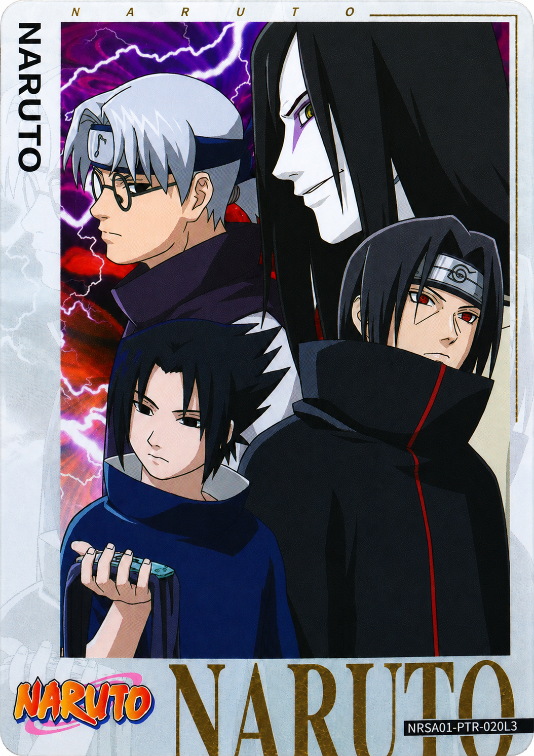 Sasuke, Itachi, Kabuto & Orochimaru - NRSA01-PTR-020L3