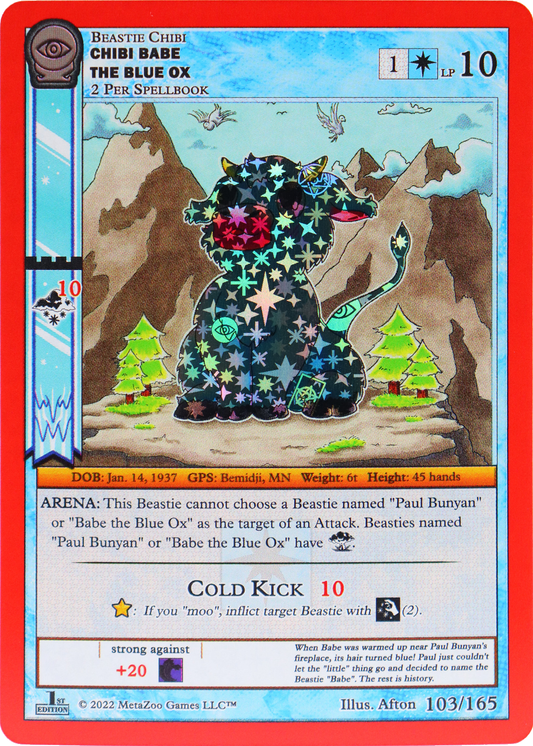 Chibi Babe the Blue Ox 103/165 - MetaZoo Seance
