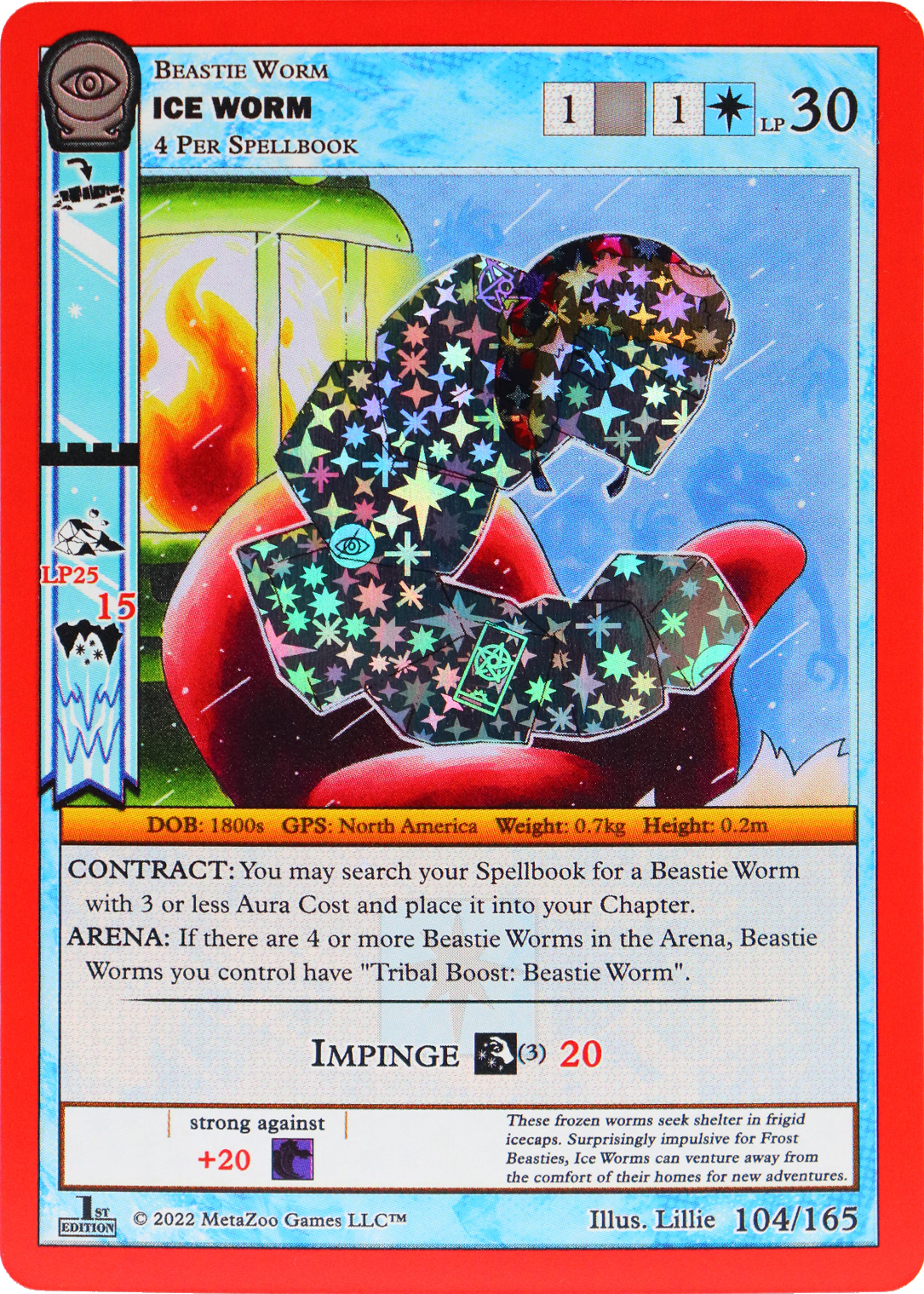 Ice Worm 104/165 - MetaZoo Seance