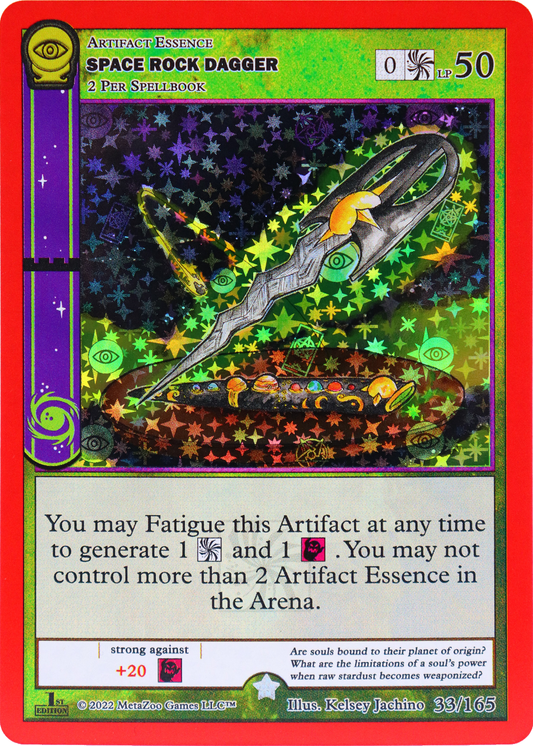 Space Rock Dagger 33/165 - MetaZoo Seance