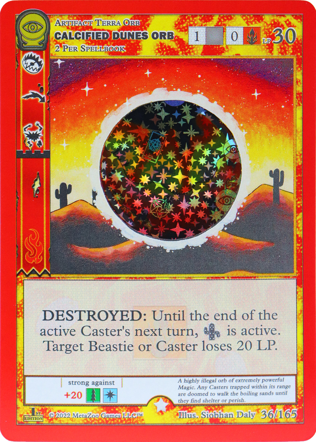 Calcified Dunes Orb 36/165 - MetaZoo Seance