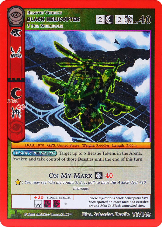 Black Helicopter 73/165 - MetaZoo Seance