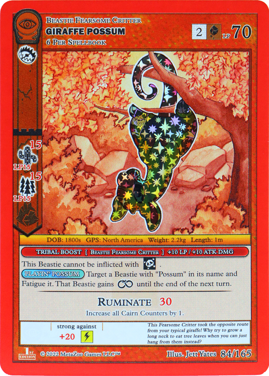 Giraffe Possum 84/165 - MetaZoo Seance