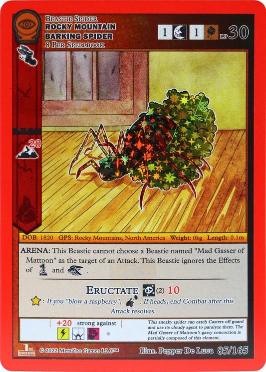 Rocky Mountain Barking Spider 85/165 - MetaZoo Seance