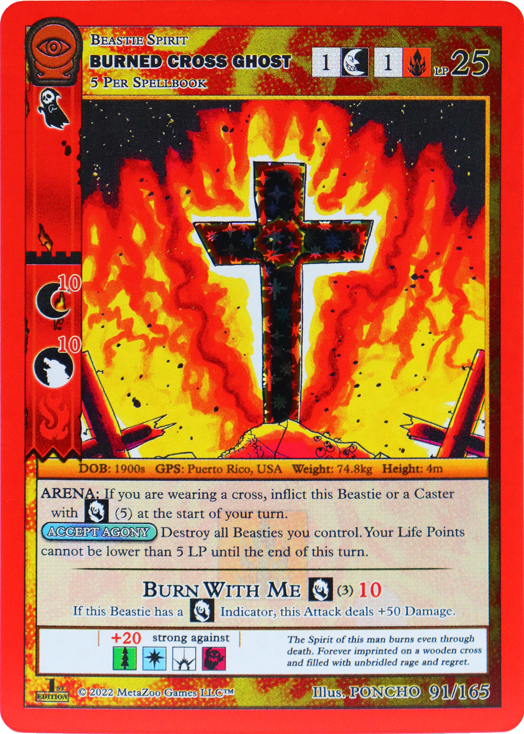 Burned Cross Ghost 91/165 - MetaZoo Seance