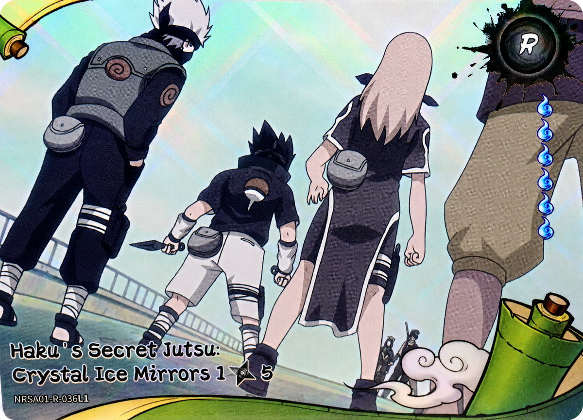 Haku's Secret Jutsu: Crystal Ice Mirrors 1 - NRSA01-R-036L1
