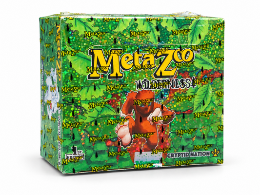 MetaZoo Wilderness First Edition factory sealed booster box
